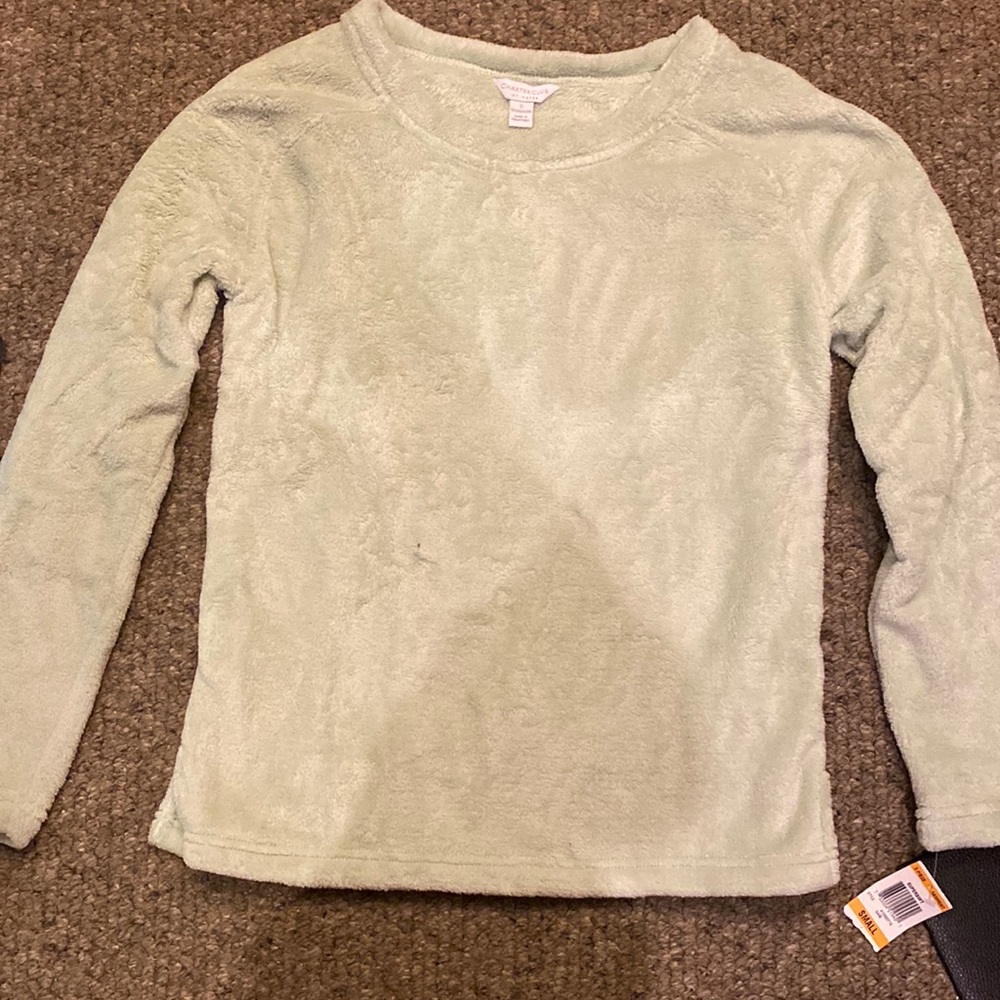Charter club sweatshirt- S - light green